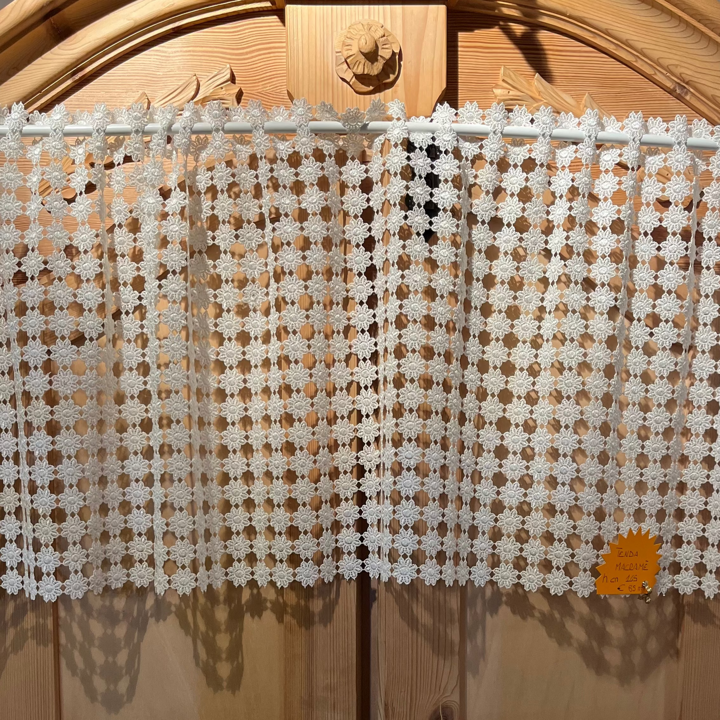 Tenda macramè fiori