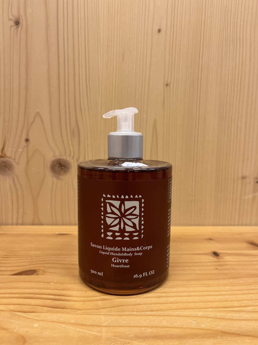 Sapone liquido mani da 500 ml profumato Givre o Edelweiss, ideale per bagno o cucina