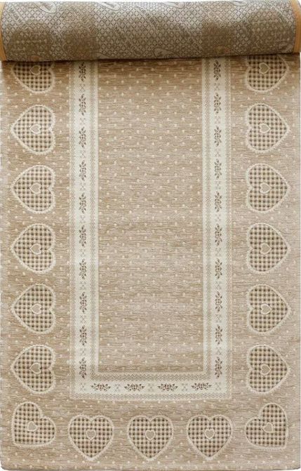 Tappetino Montmartre antiscivolo 65x110 cm beige