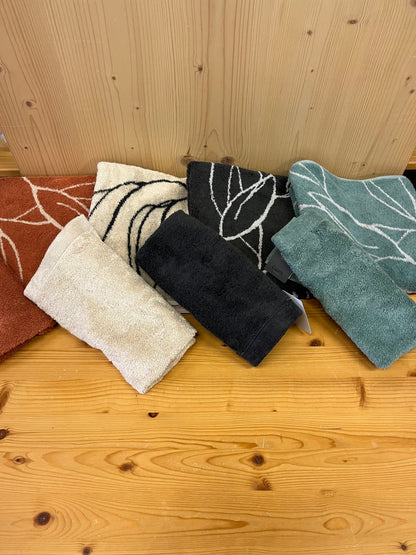 Set asciugamano Cawö “foglia”