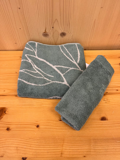 Set asciugamano Cawö “foglia”
