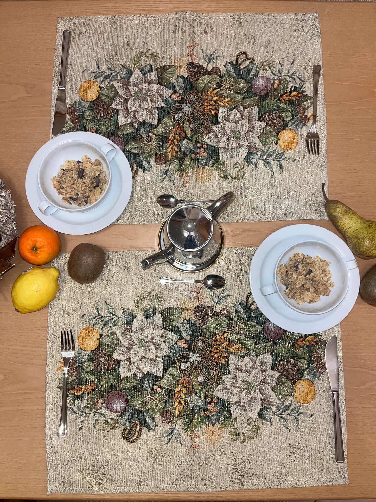 Tovaglietta Floreale in Lurex