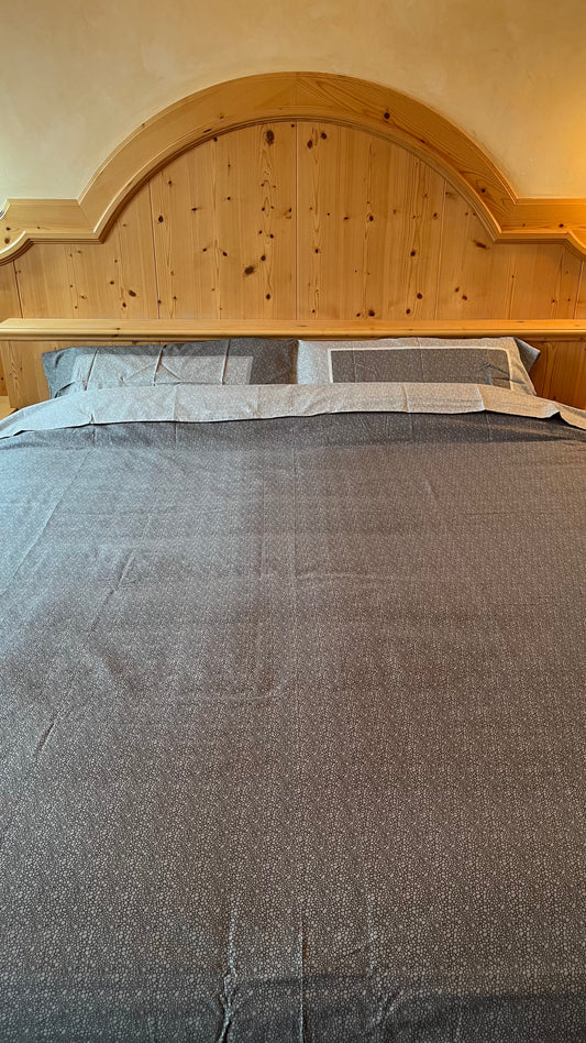 Copripiumino matrimoniale Infinity Elegance double-face con 2 federe abbinate