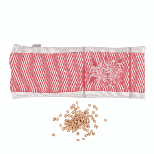 Cuscino a fascia con noccioli di ciliegia 17x25 cm per applicazioni a caldo e freddo