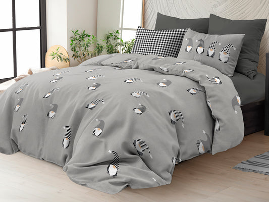 Copripiumino Hobbit grigio matrimoniale