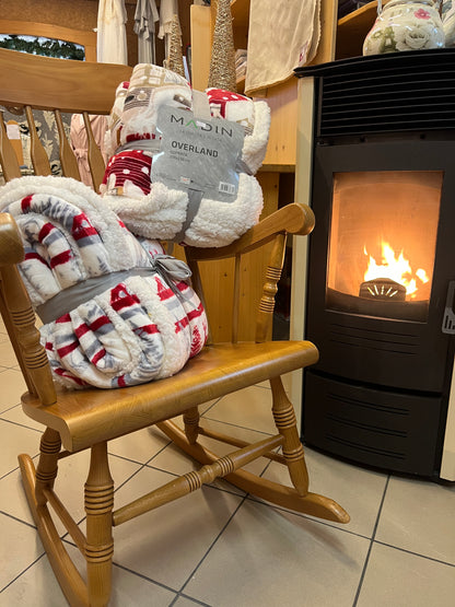 Plaid Tirolese Morbidone, con interno in morbida pelliccia