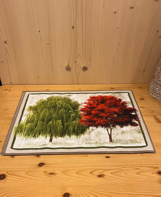 Tovagliette autunnali Alberi d’Autunno posizionate sulla tavola